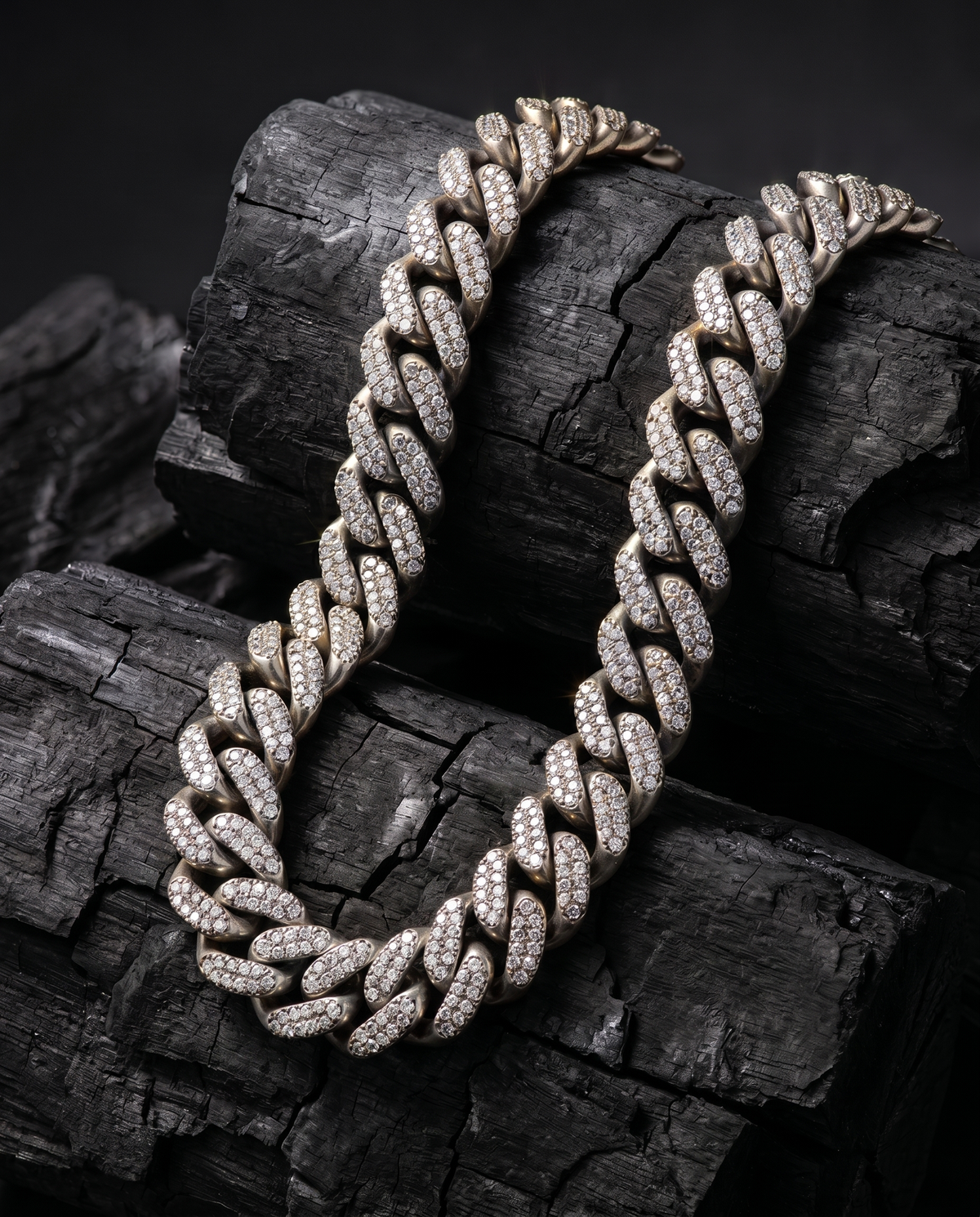 Diamond Pavé Cuban Chain | 12mm