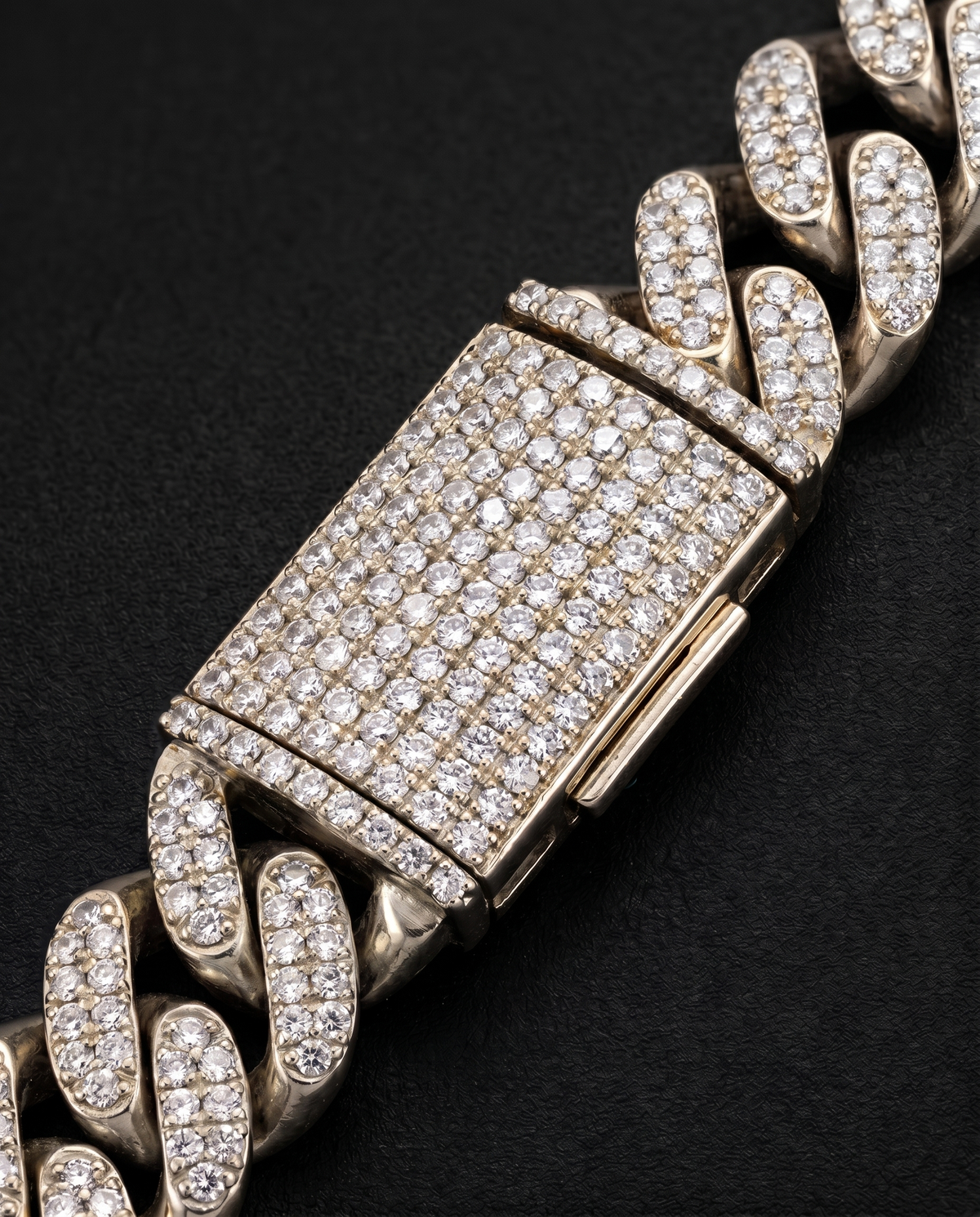 Diamond Pavé Cuban Bracelet | 12mm