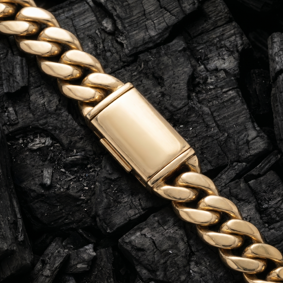 Solid Gold Cuban Chain | 12mm