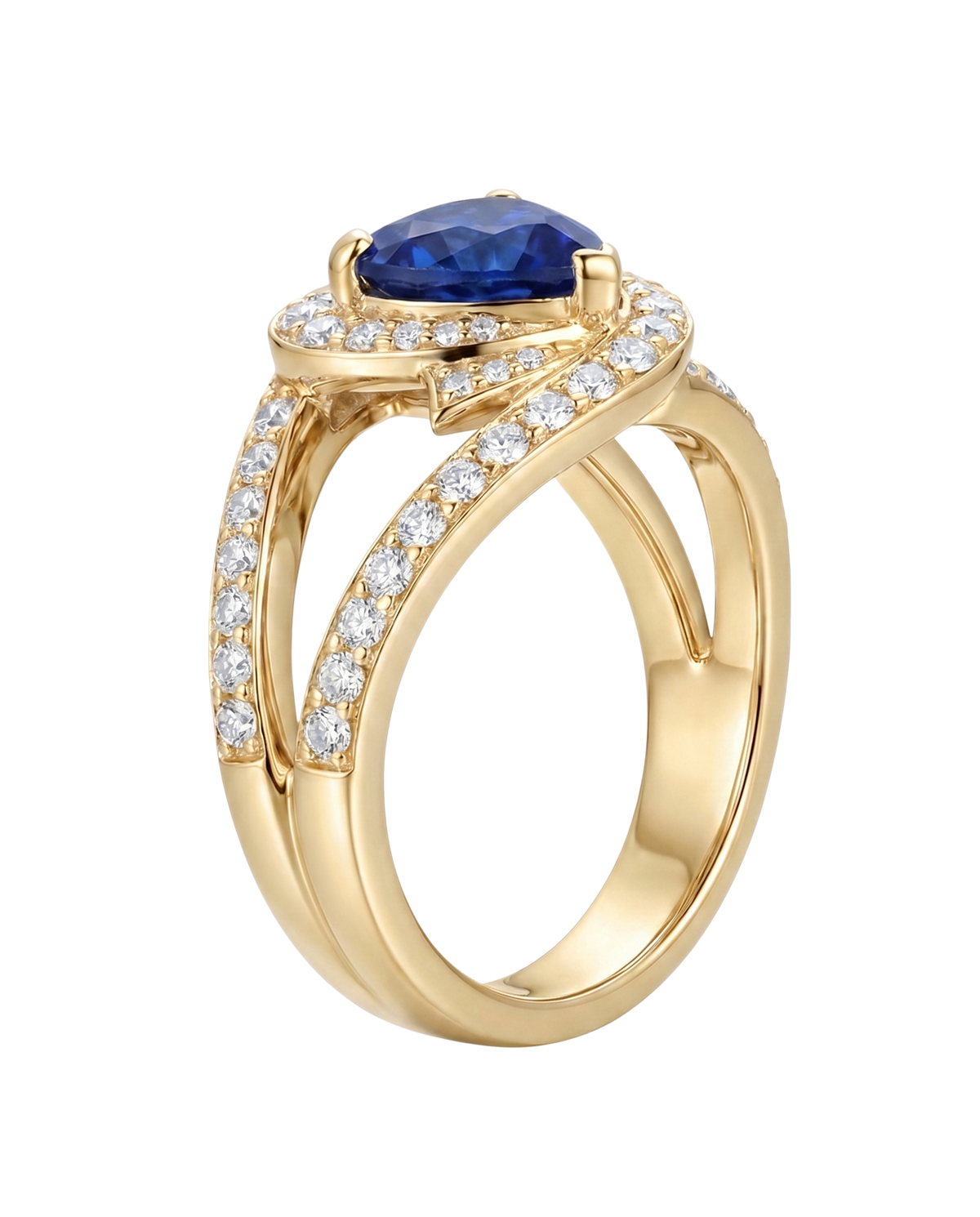 Heart Sapphire Ring