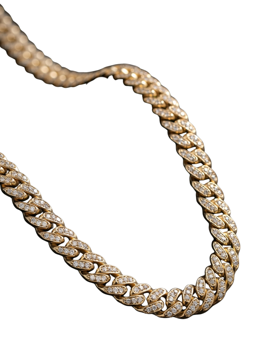 Diamond Pavé Cuban Chain | 6mm