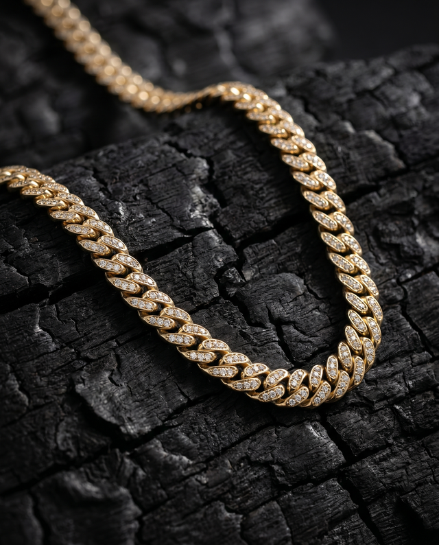 Diamond Pavé Cuban Chain | 6mm
