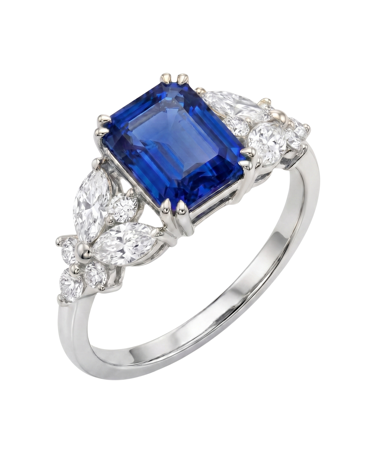 Twilight Ring | Emerald Cut