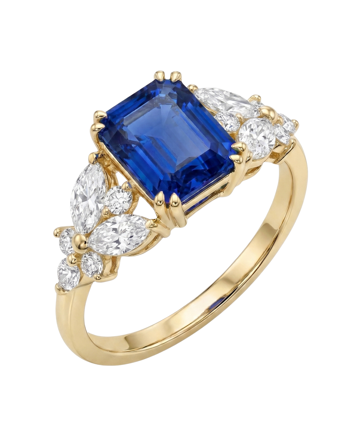 Twilight Ring | Emerald Cut
