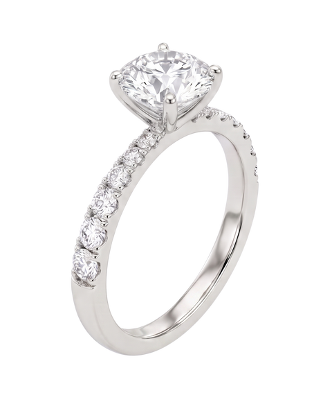 The Celeste Ring | Round Cut
