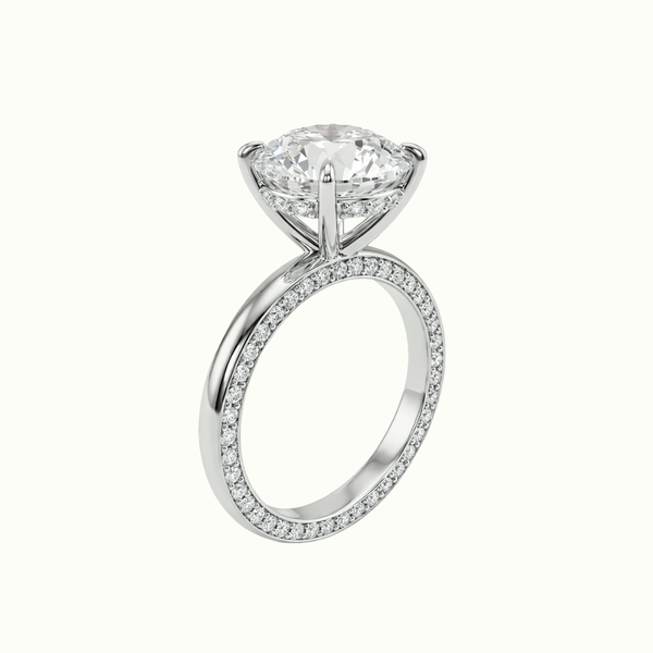 The Célia Pavé | Round Cut