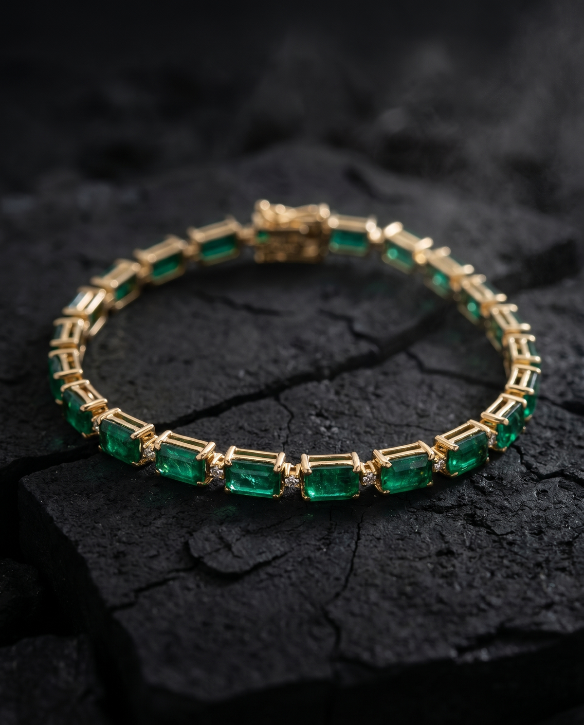 Gemstone Diamond Bracelet | 3mm