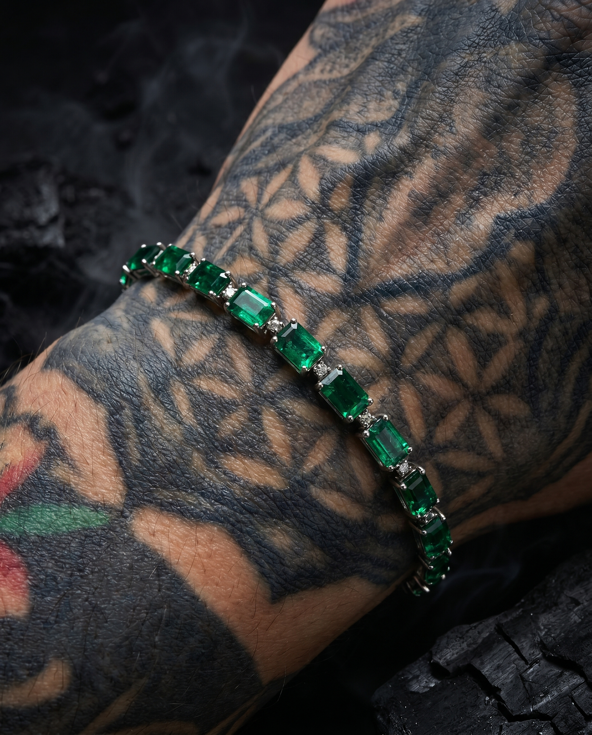 Gemstone Diamond Bracelet | 3mm