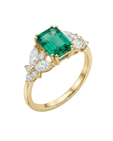 Twilight Ring | Emerald Cut