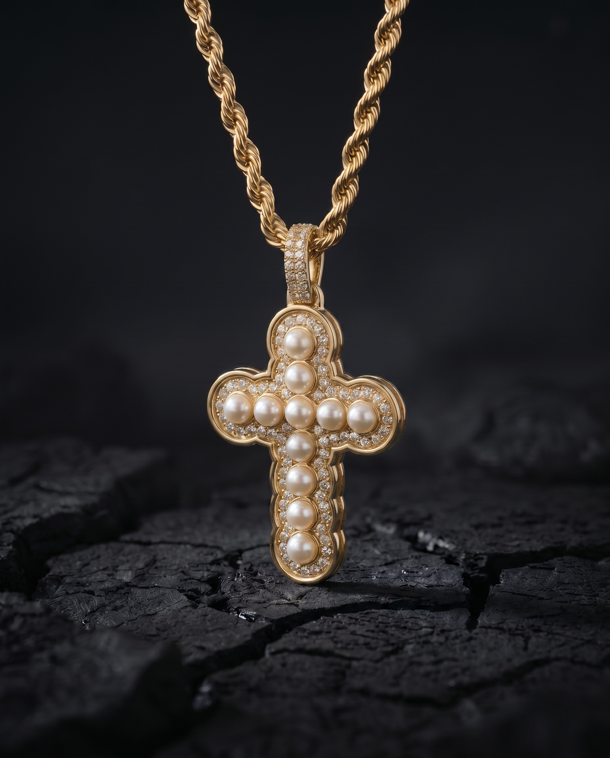 Halo Cross | Pearl