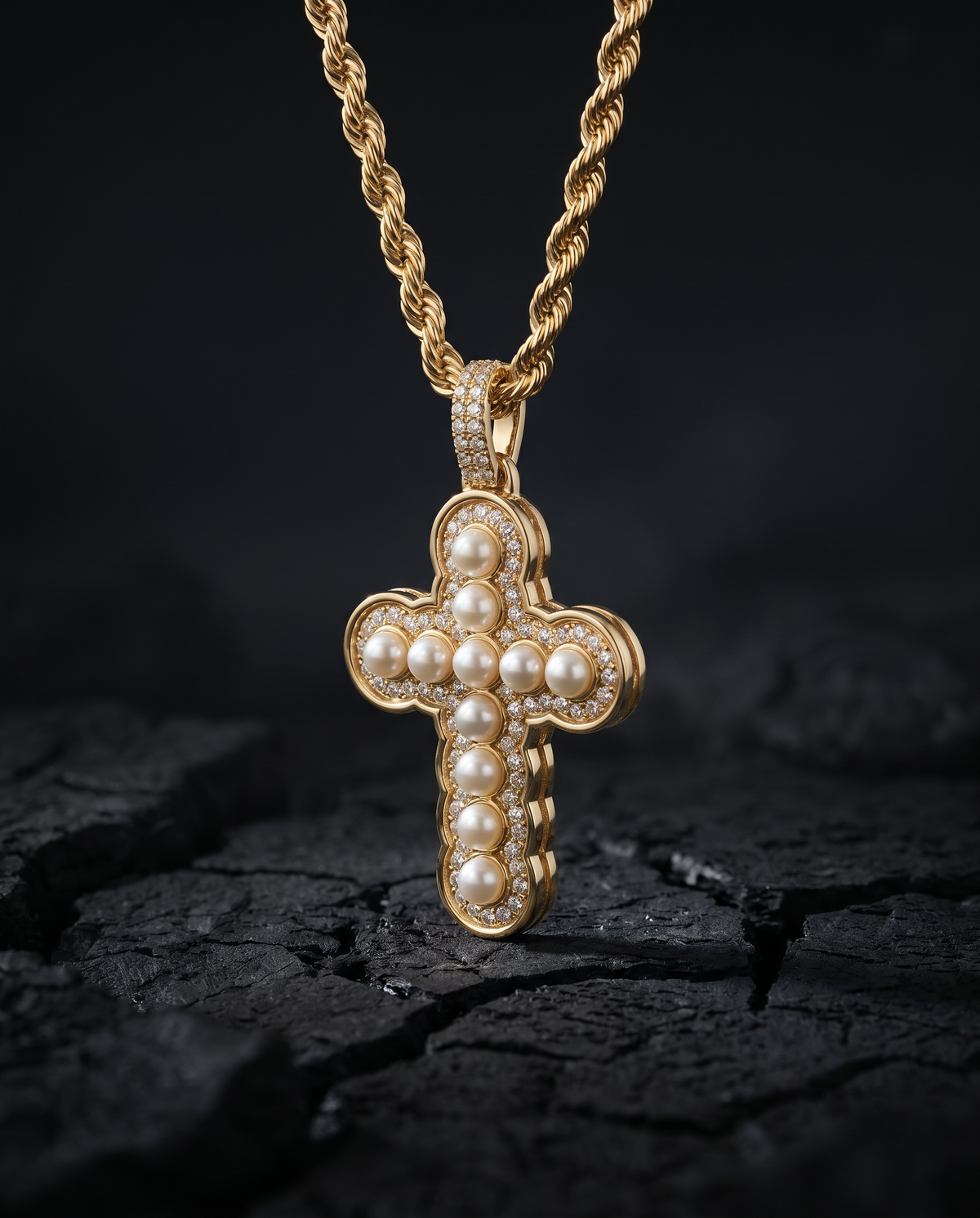 Halo Cross | Pearl