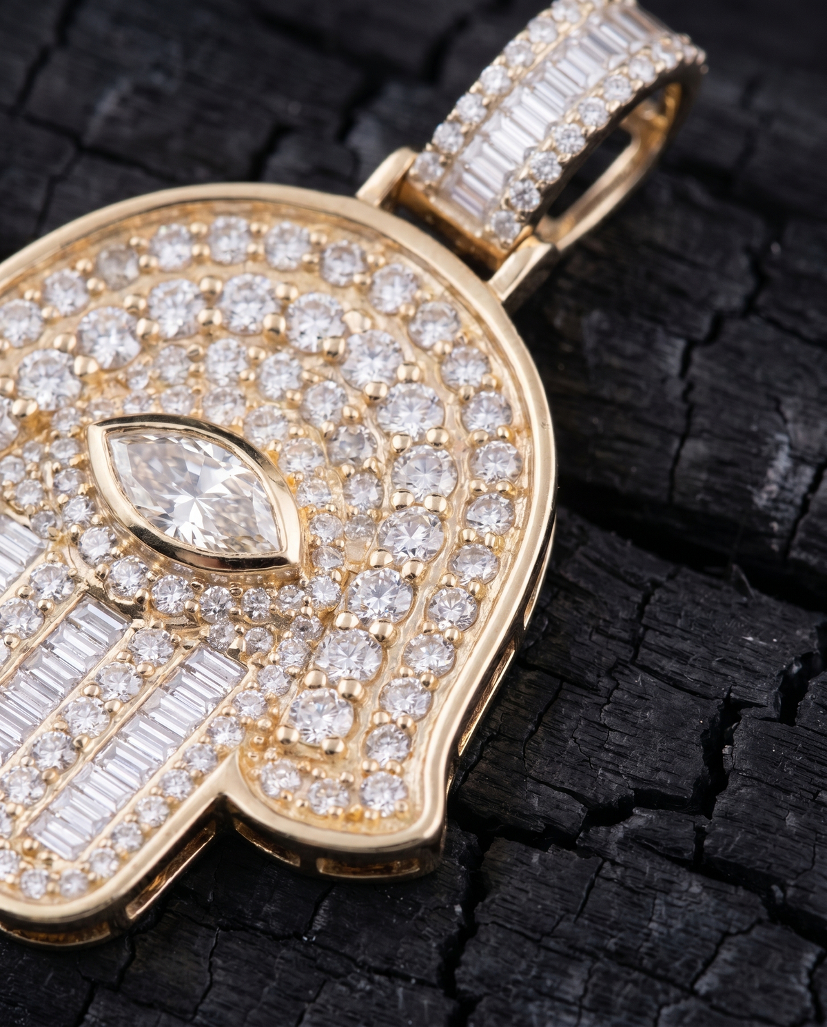 Diamond Hamsa