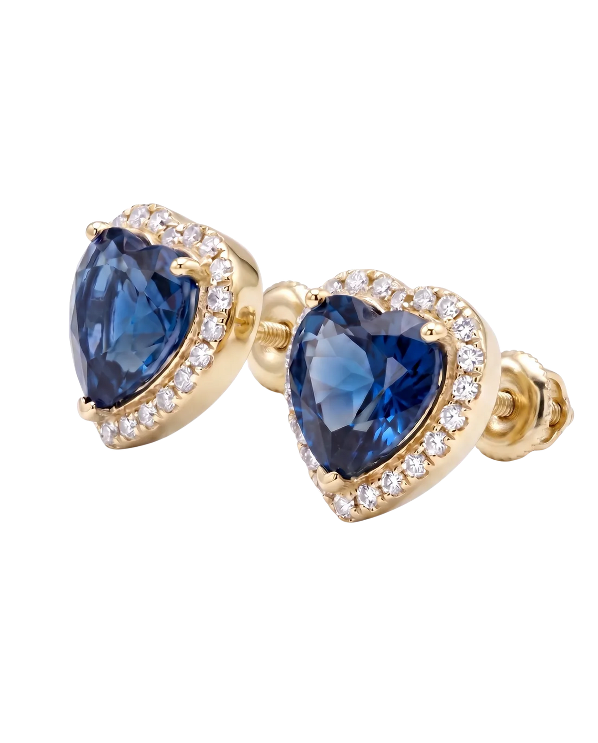 Heart Halo Studs