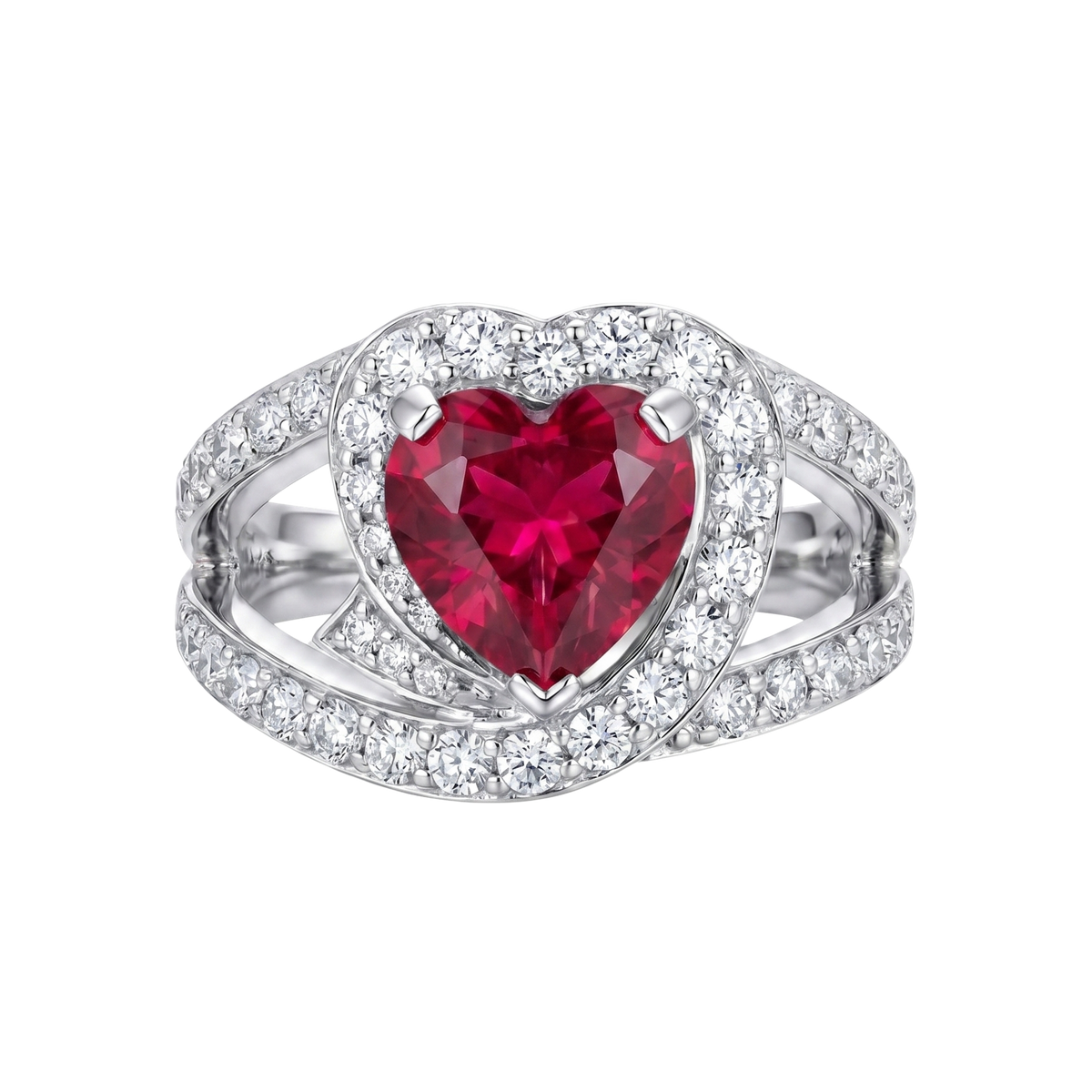 Heart Sapphire Ring