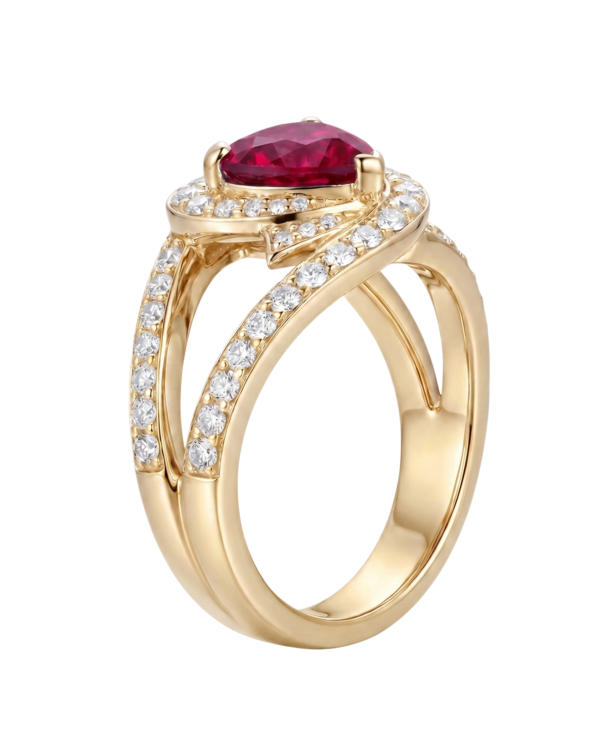 Heart Sapphire Ring