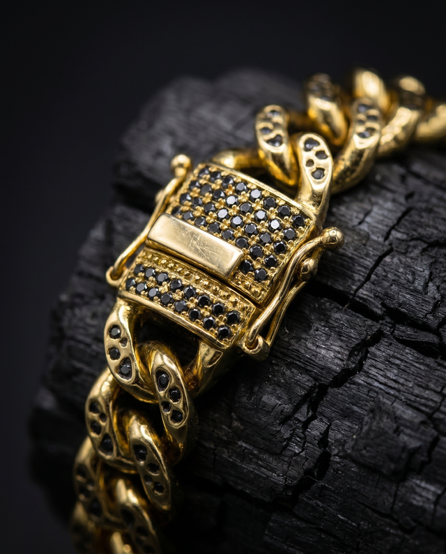 Leopard Cuban Link Bracelet