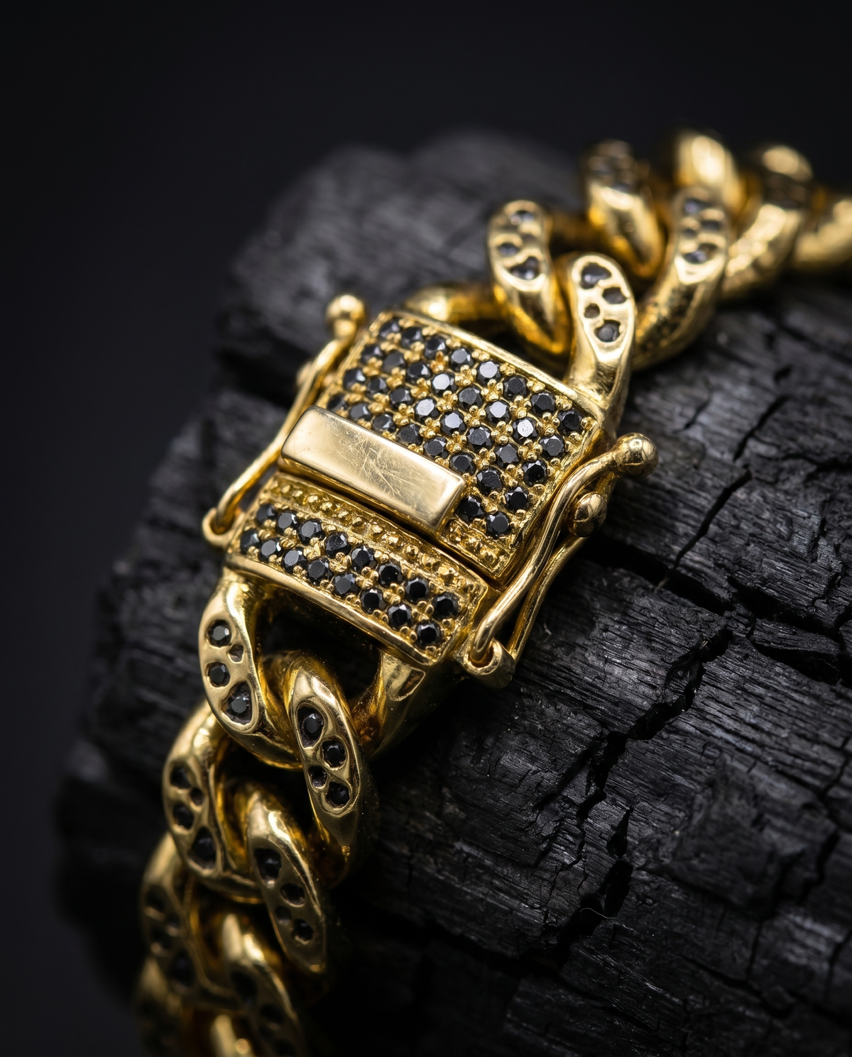 Leopard Cuban Link Bracelet