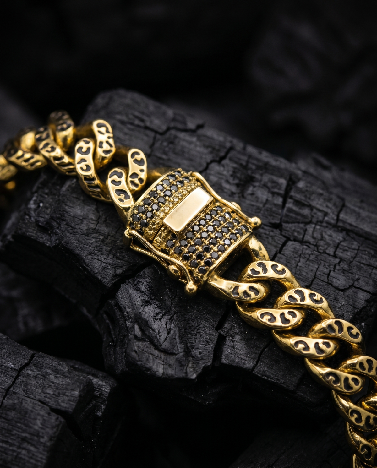 Leopard Cuban Link Bracelet