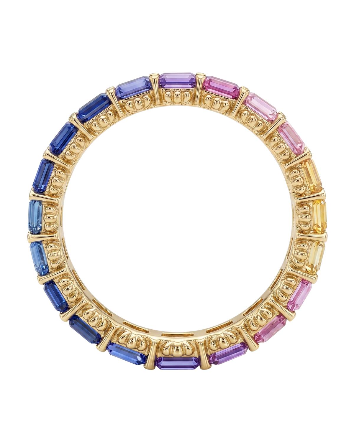 Rainbow Sapphire Eternity