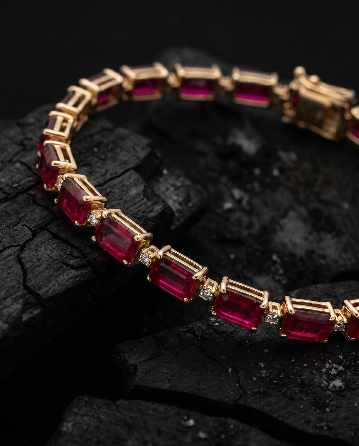 Gemstone Diamond Bracelet | 3mm