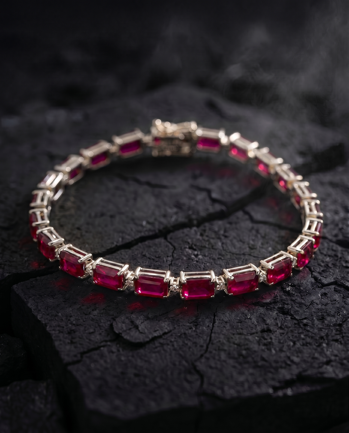 Gemstone Diamond Bracelet | 3mm