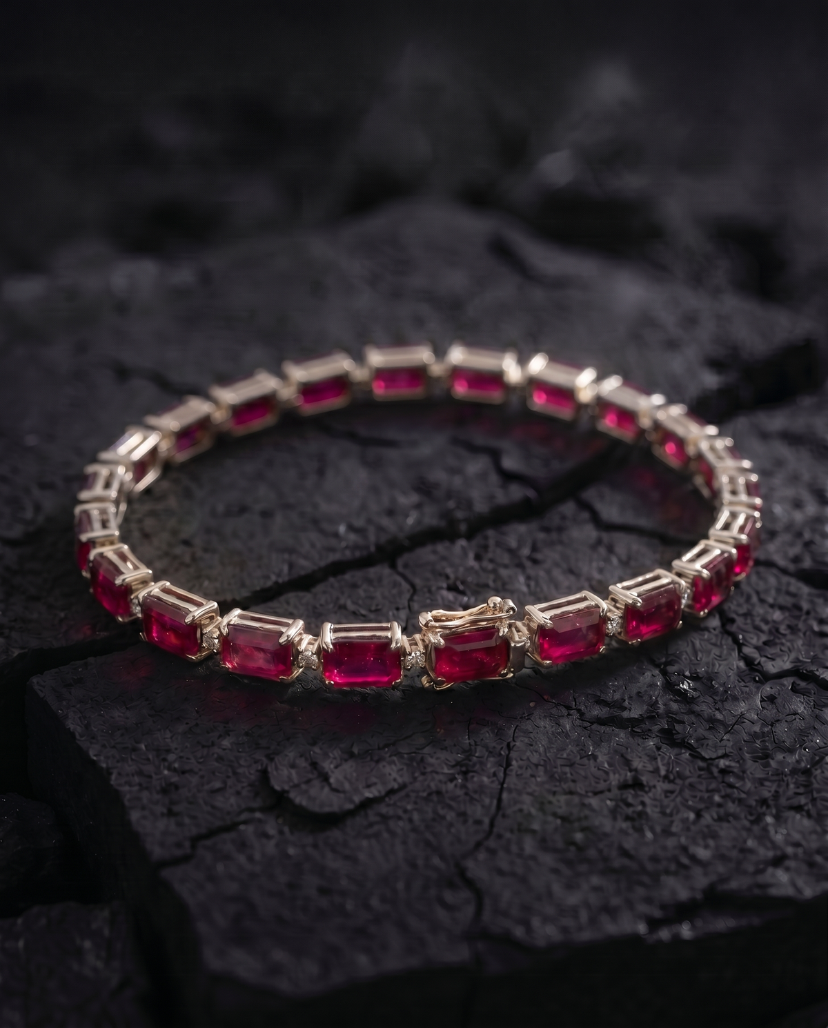 Gemstone Diamond Bracelet | 3mm