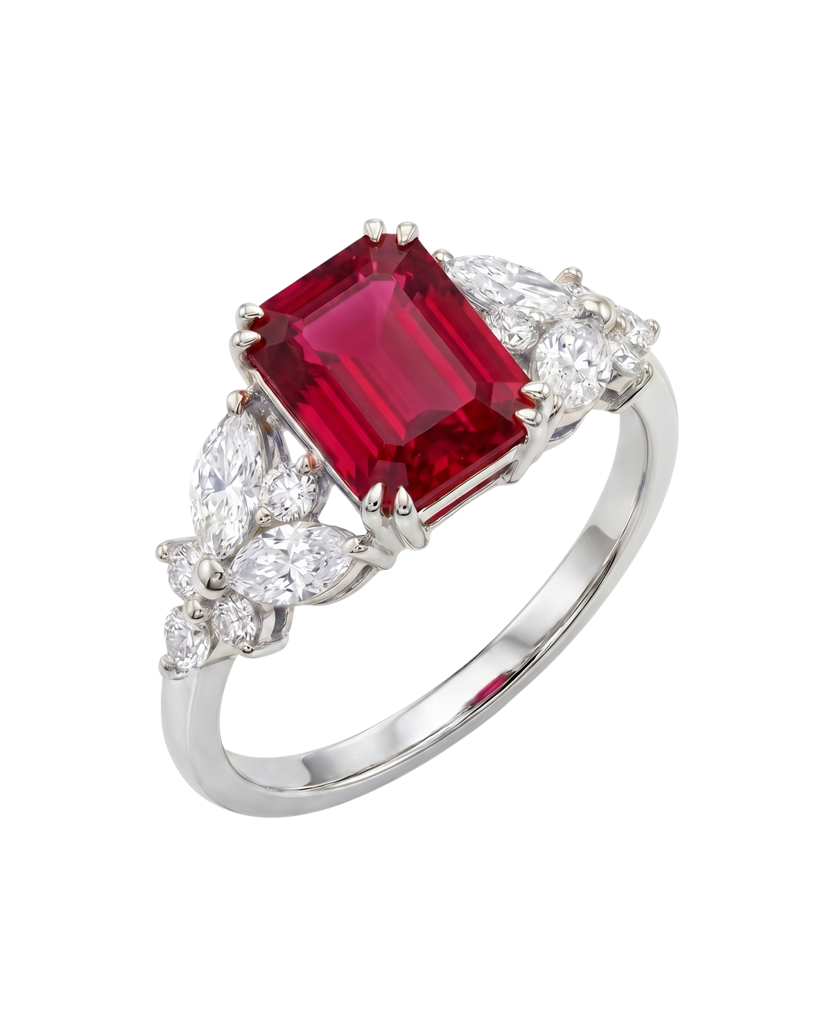 Twilight Ring | Emerald Cut