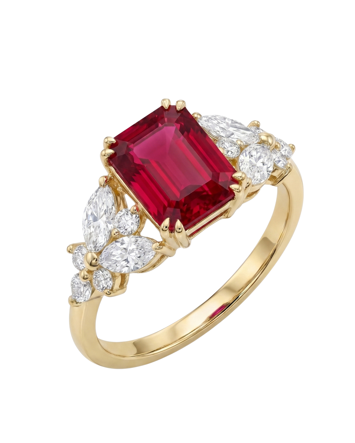 Twilight Ring | Emerald Cut