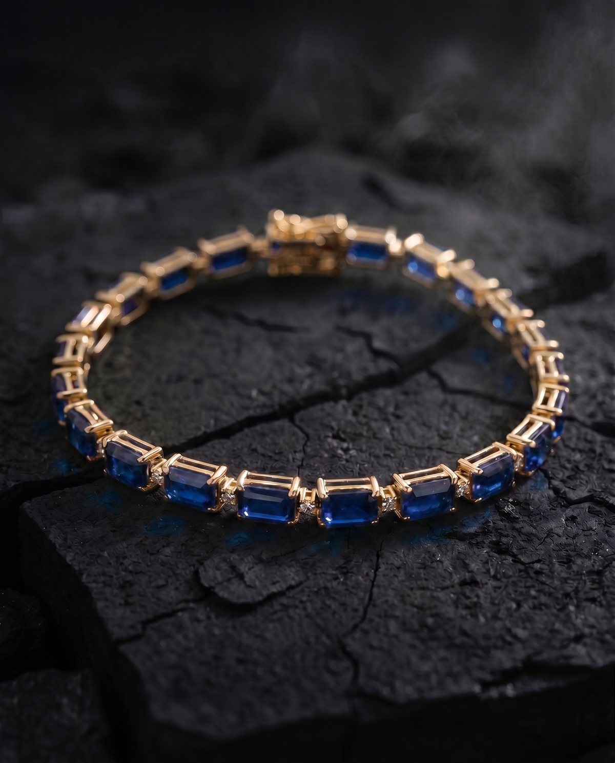 Gemstone Diamond Bracelet | 3mm