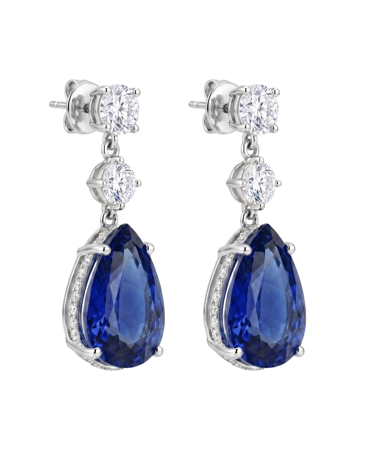 The Vela Earrings | Yellow Sapphire