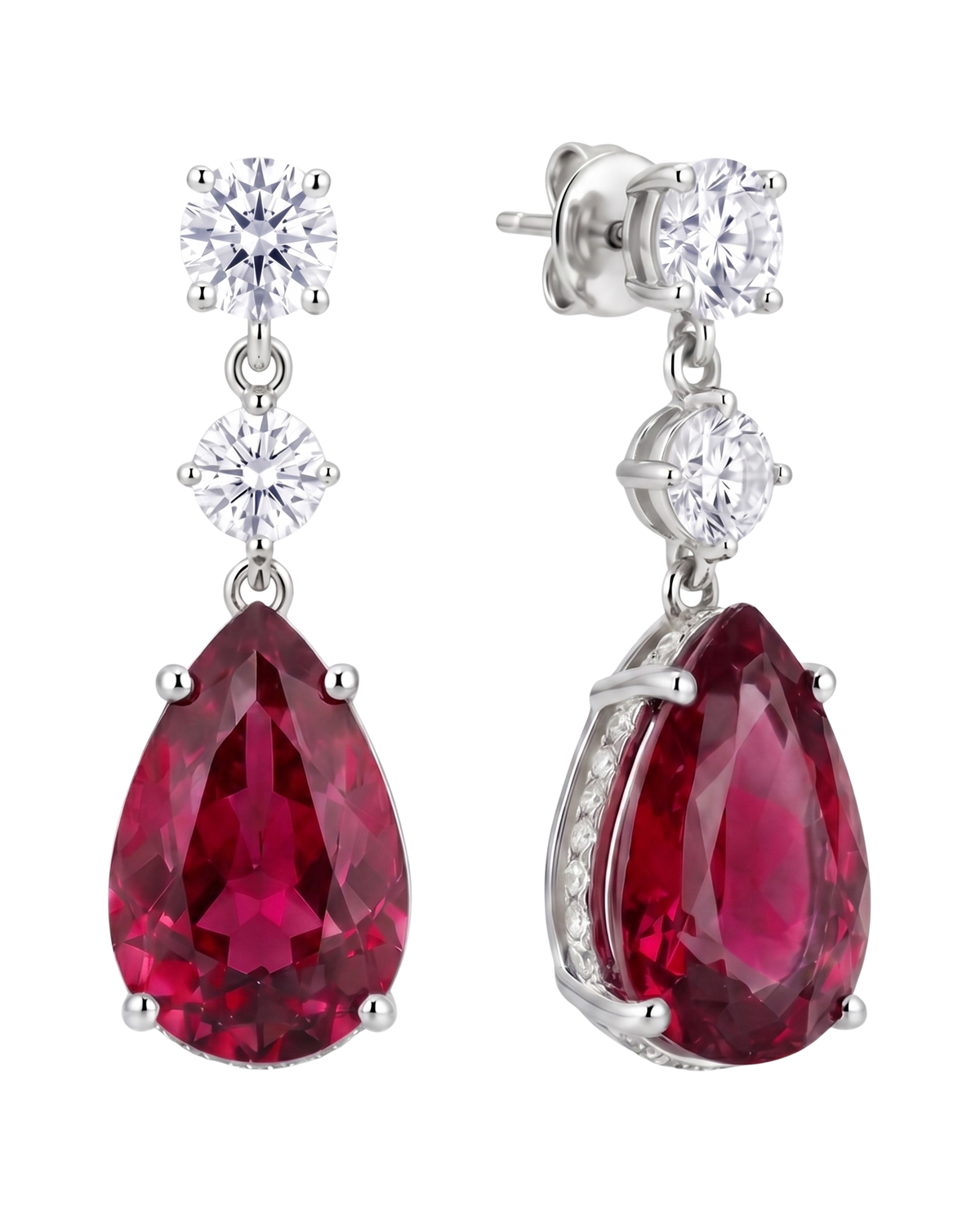 The Vela Earrings | Ruby