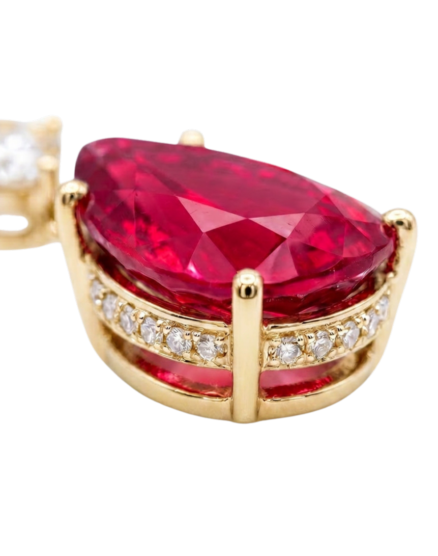 The Vela Earrings | Ruby