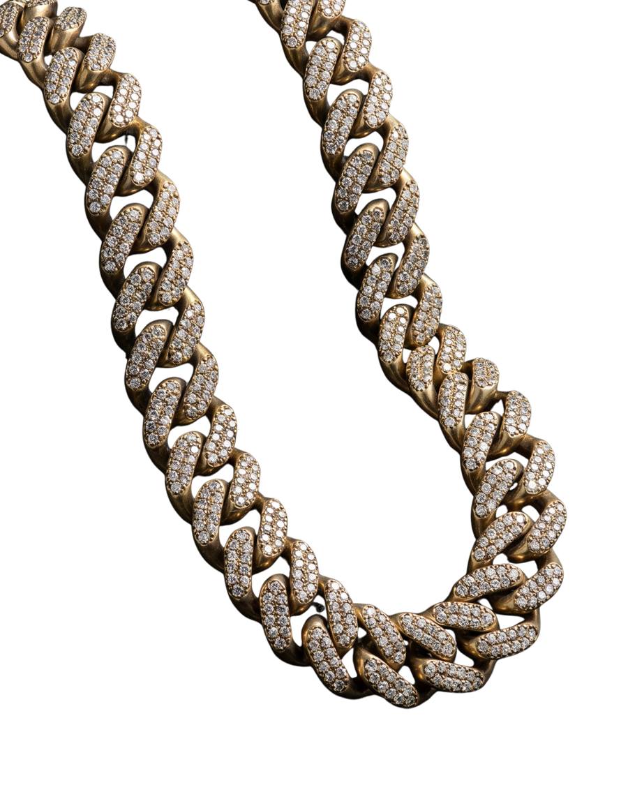 Diamond Pavé Cuban Chain | 12mm