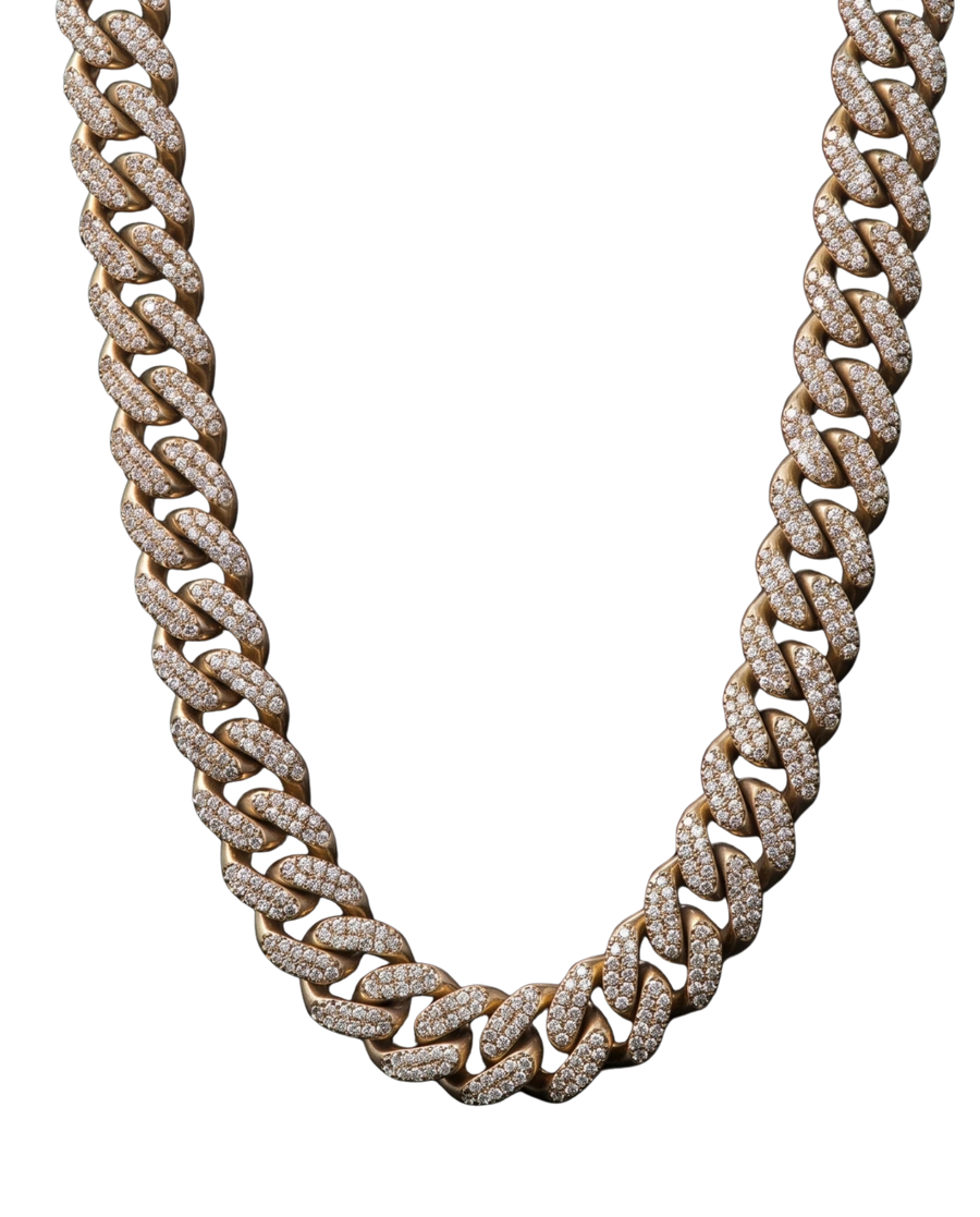 Diamond Pavé Cuban Chain | 12mm