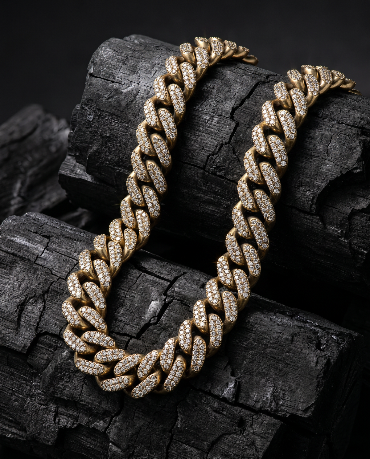 Diamond Pavé Cuban Chain | 12mm