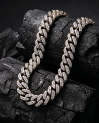 Diamond Pavé Cuban Chain | 12mm