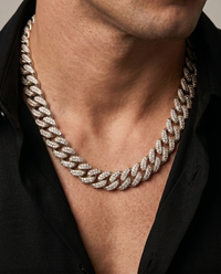 Diamond Pavé Cuban Chain | 12mm