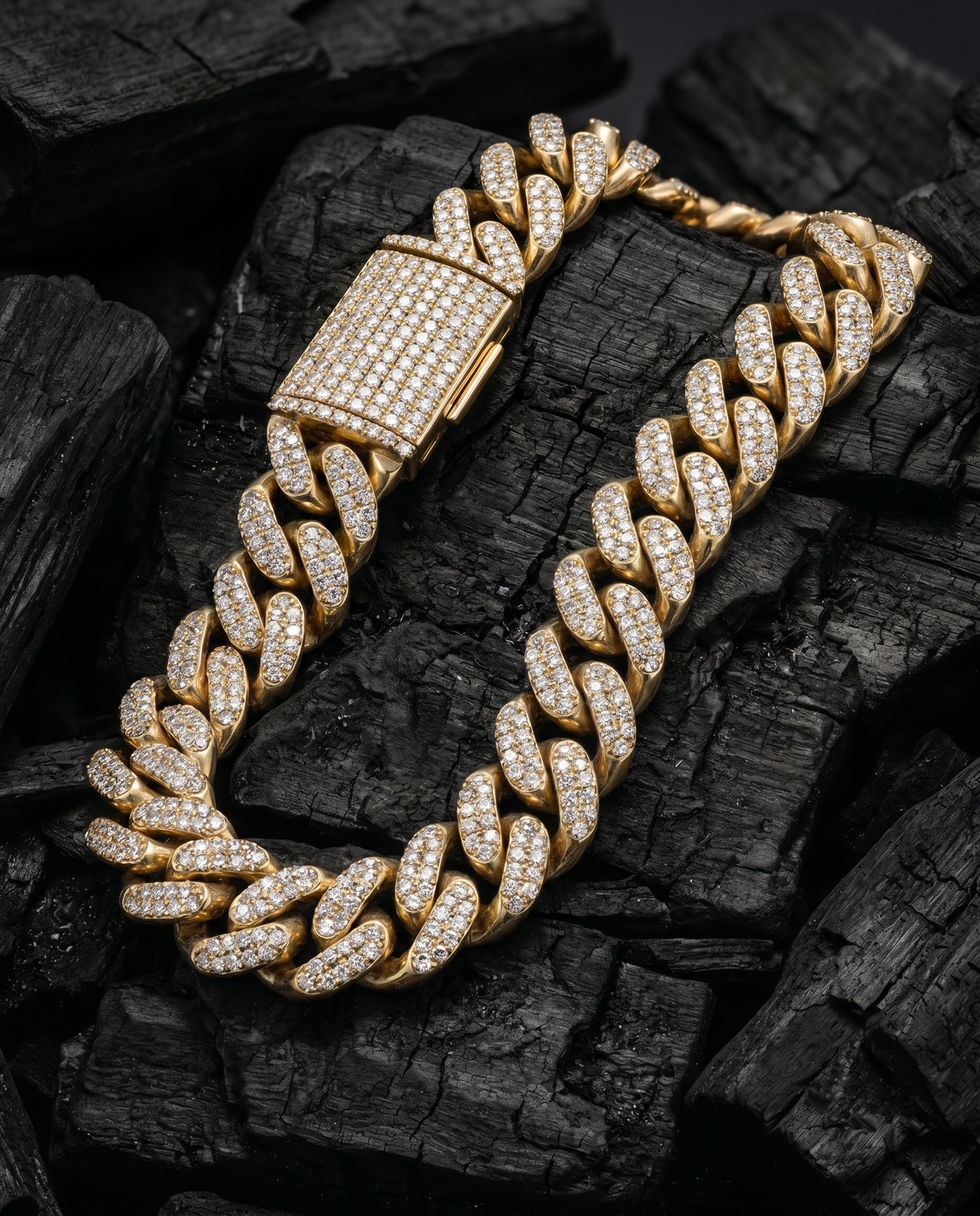 Diamond Pavé Cuban Bracelet | 12mm