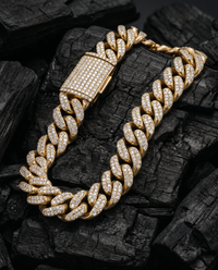 Diamond Pavé Cuban Bracelet | 12mm