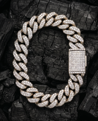 Diamond Pavé Cuban Bracelet | 12mm