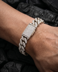 Diamond Pavé Cuban Bracelet | 12mm