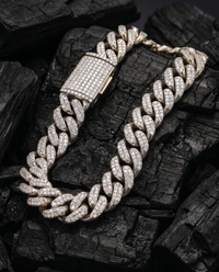 Diamond Pavé Cuban Bracelet | 12mm