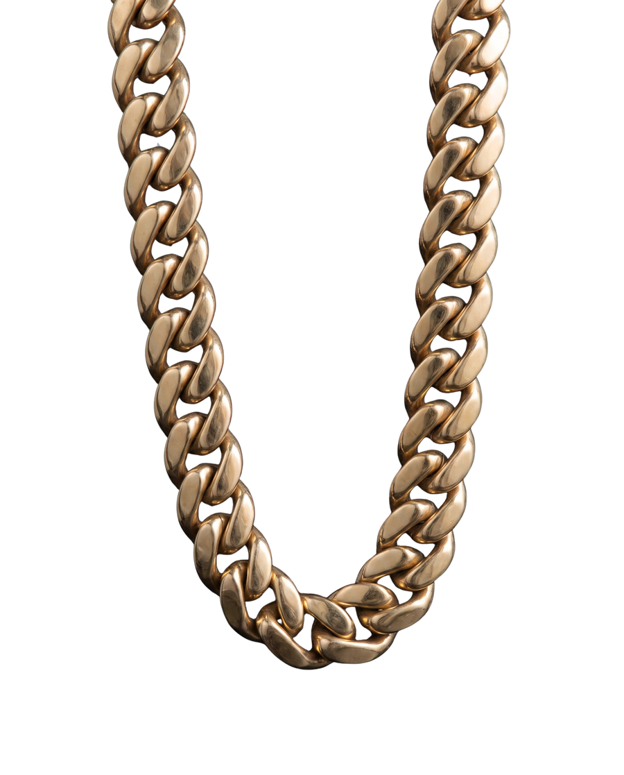 Solid Gold Cuban Chain | 12mm