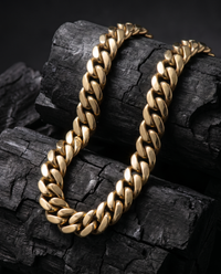 Solid Gold Cuban Chain | 12mm