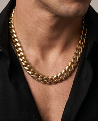 Solid Gold Cuban Chain | 12mm