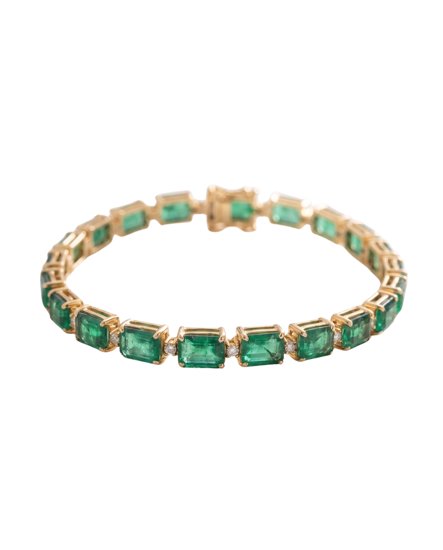 Gemstone Diamond Bracelet | 3mm