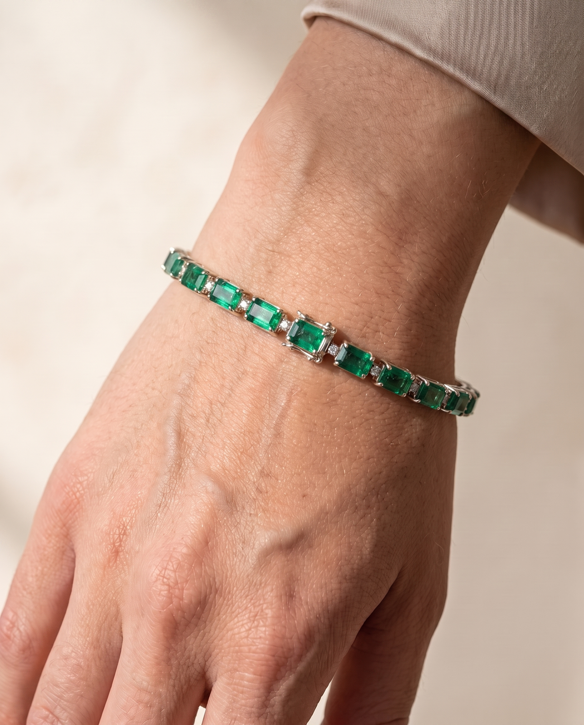 Gemstone Diamond Bracelet | 3mm