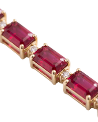 Gemstone Diamond Bracelet | 3mm