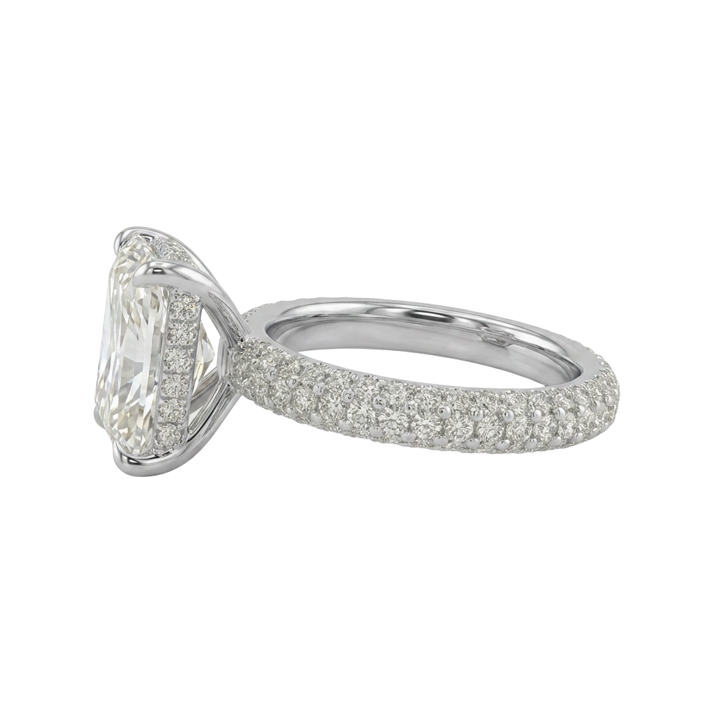 Radiant Pavé Ring