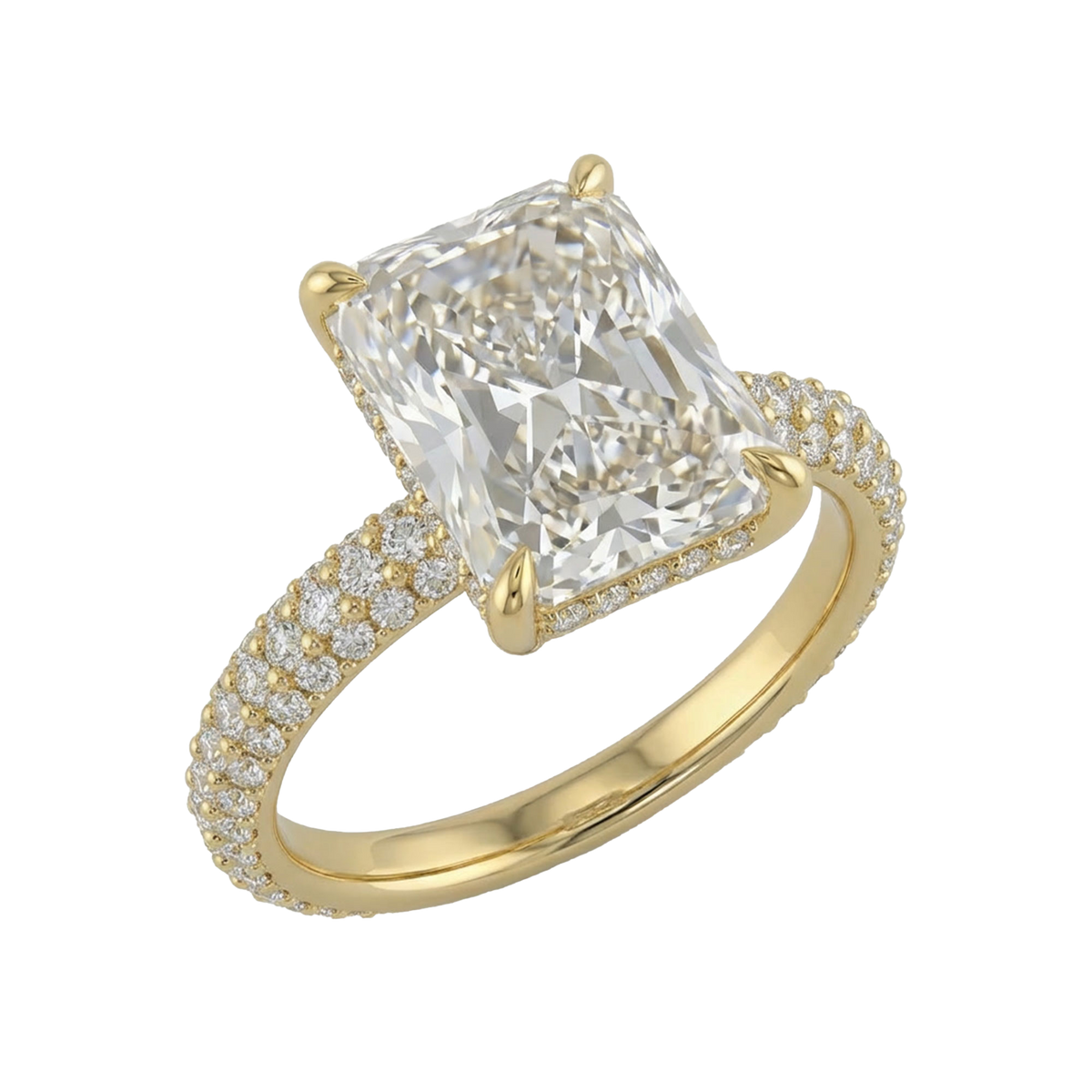 Radiant Pavé Ring